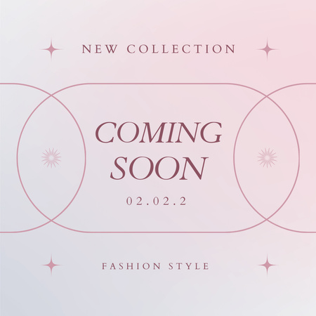 Fashion Sale Announcement with Offer of New Collection Instagram Design Template