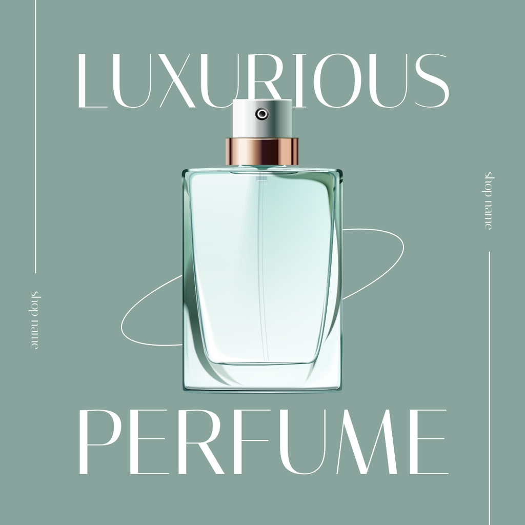 Luxurious Fragrance Ad Instagramデザインテンプレート