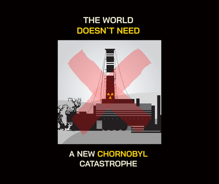 Ontwerpsjabloon van Facebook van World doesn't need New Chornobyl Catastrophe