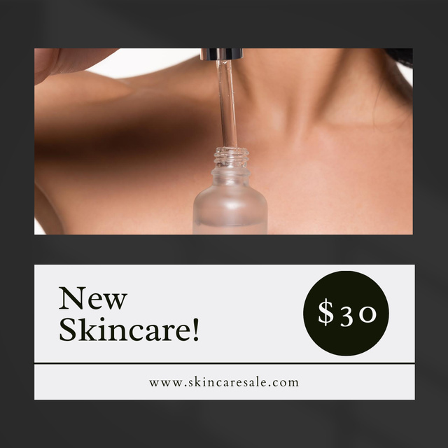 New Skin Care Product Discount with Lotion Instagram Tasarım Şablonu
