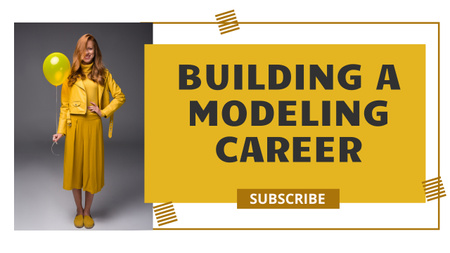Consultations on Building Model Career Youtube Thumbnail Design Template
