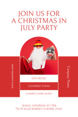 Heartfelt Christmas Party in July with Merry Santa Claus