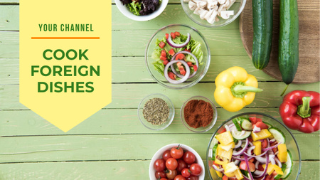 Foreign Dishes Youtube – шаблон для дизайну