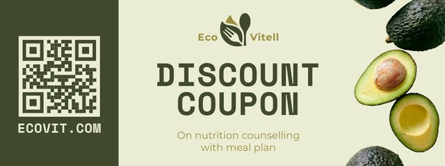 Template di design Wholesome Provision of Nutritionist Services Coupon