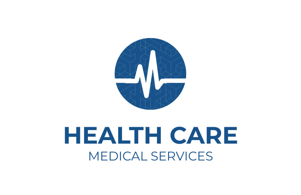 Designvorlage Ad of Medical Services für Business Card 85x55mm