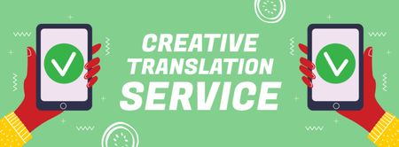 Plantilla de diseño de Servicio de traducción centrado en el cliente para Gagdets Facebook cover 