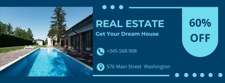 Get Your Dream House Facebook cover – шаблон для дизайну