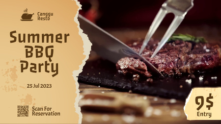 Summer BBQ Party Full HD video Design Template