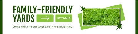 Platilla de diseño Premium Family-Friendly Lawn Maintenance Packages Twitter