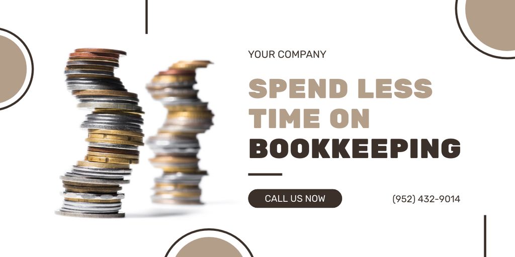 Platilla de diseño Online Bookkeeping Services Image