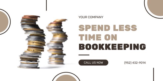 Online Bookkeeping Services Image tervezősablon