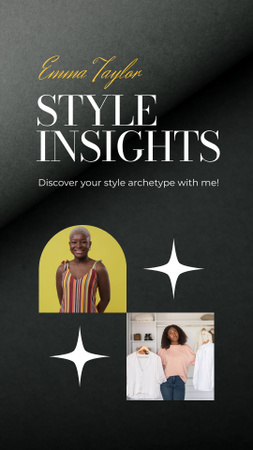 Cutting-edge Stylist Consultation Offer Instagram Video Story Design Template