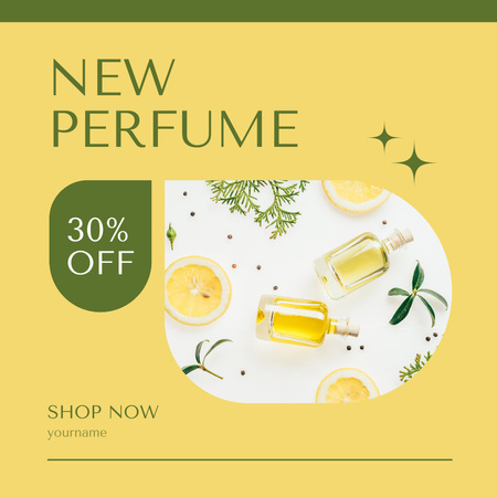 Designvorlage Discount Offer on New Perfume für Instagram