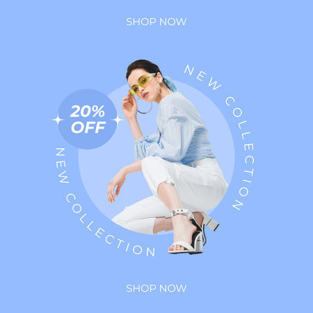 Designvorlage Fashion Collection for Women für Instagram