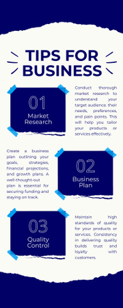 Template di design Passaggi e suggerimenti per il business Infographic