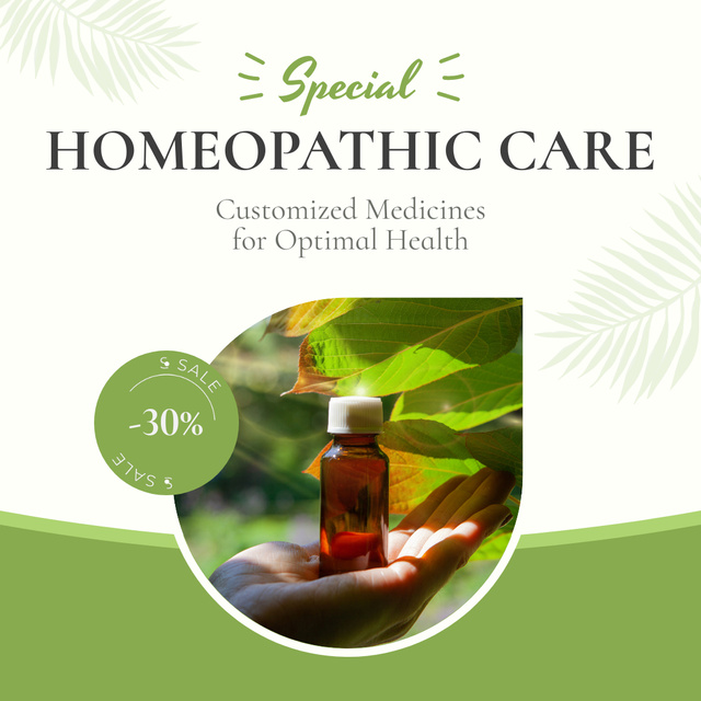Platilla de diseño Incredible Homeopathic Care At Reduced Price Animated Post