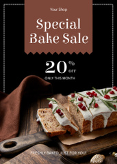Special Bake Sale Ad on Black