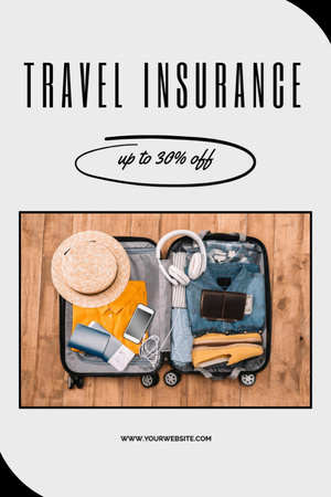 Szablon projektu Travel Insurance Offer Flyer 4x6in