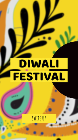 Szablon projektu Happy Diwali celebration event Instagram Story