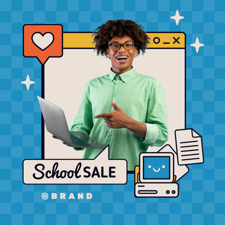 Back to School Special Offer Animated Post Design Template