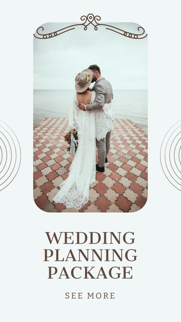 Wedding Planning Service Instagram Story Modelo de Design