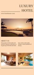 Luxury Hotel Ad on Tropical Island