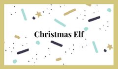 Christmas Elf Service Offer in Golden Frame
