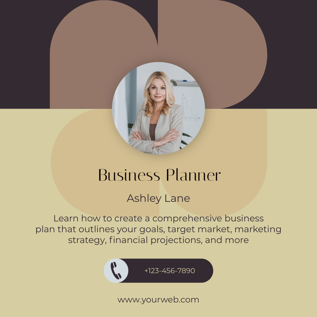Business Strategy Planning Service LinkedIn post Design Template
