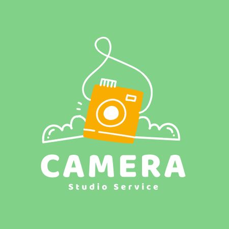 Modèle de visuel camera - Logo