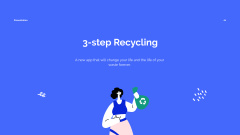 Recycling App promotion