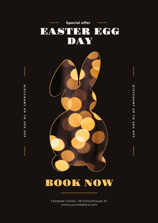 Special Offer on Easter Egg Day Poster Design Template