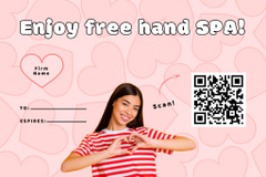 Galentine's Day Offer with Pink Hearts