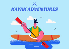 Kayaking Adventures with man in Kayak