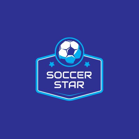 Template di design Emblem of Soccer Club Logo