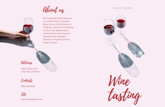 Wine Tasting with Wineglasses in White