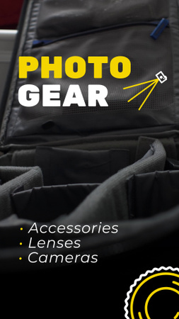 Highly Professional Photo Gear Offer With Accessories TikTok Video Πρότυπο σχεδίασης