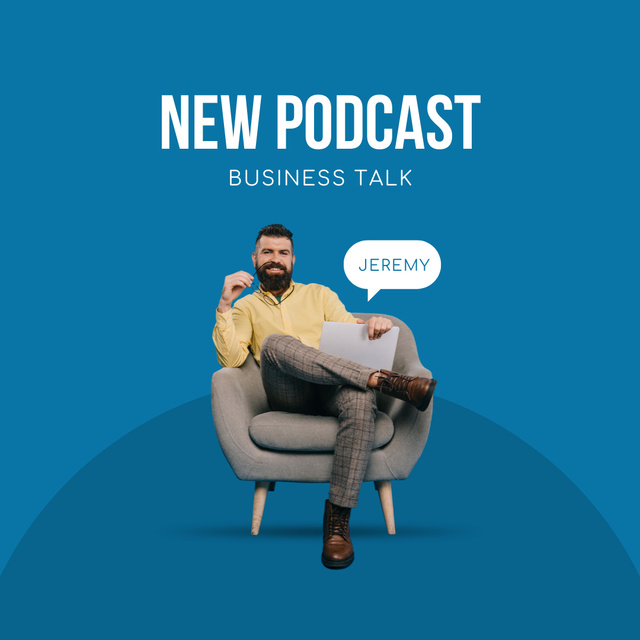 New Podcast talk shows Instagram Design Template