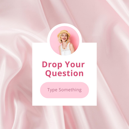 Window for Questions Instagram Design Template