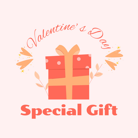 Designvorlage Cute Valentine's Day Gift für Instagram