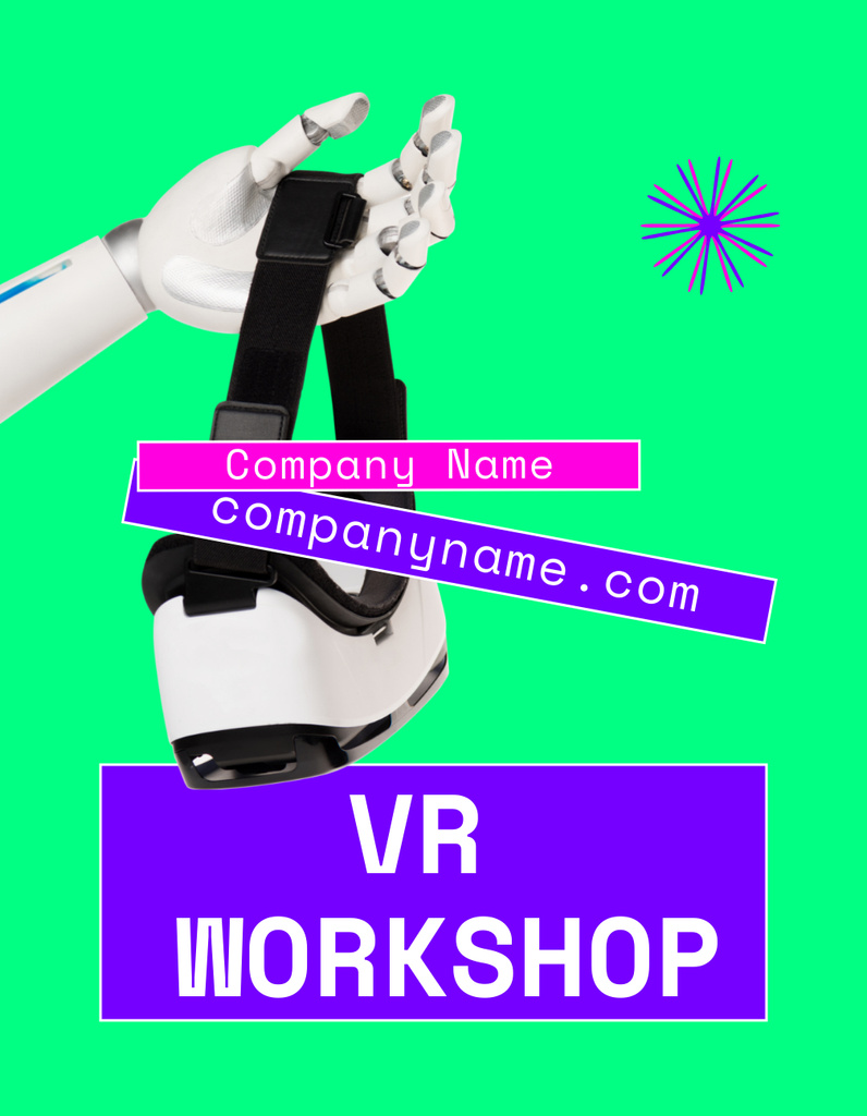 Virtual Workshop Announcement T-Shirt – шаблон для дизайна