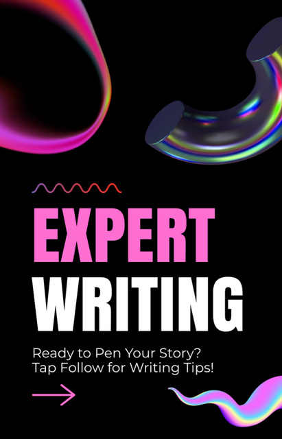 Access Expert Writing Assistance And Tips IGTV Cover Design Template
