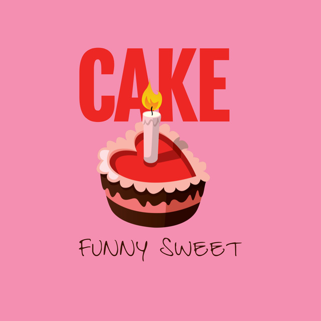 Birthday Cakes Baking Logo Modelo de Design