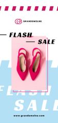 Women Footwear Offer with Fashionable Pink Shoes