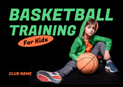 Basketball Training for Kids Black