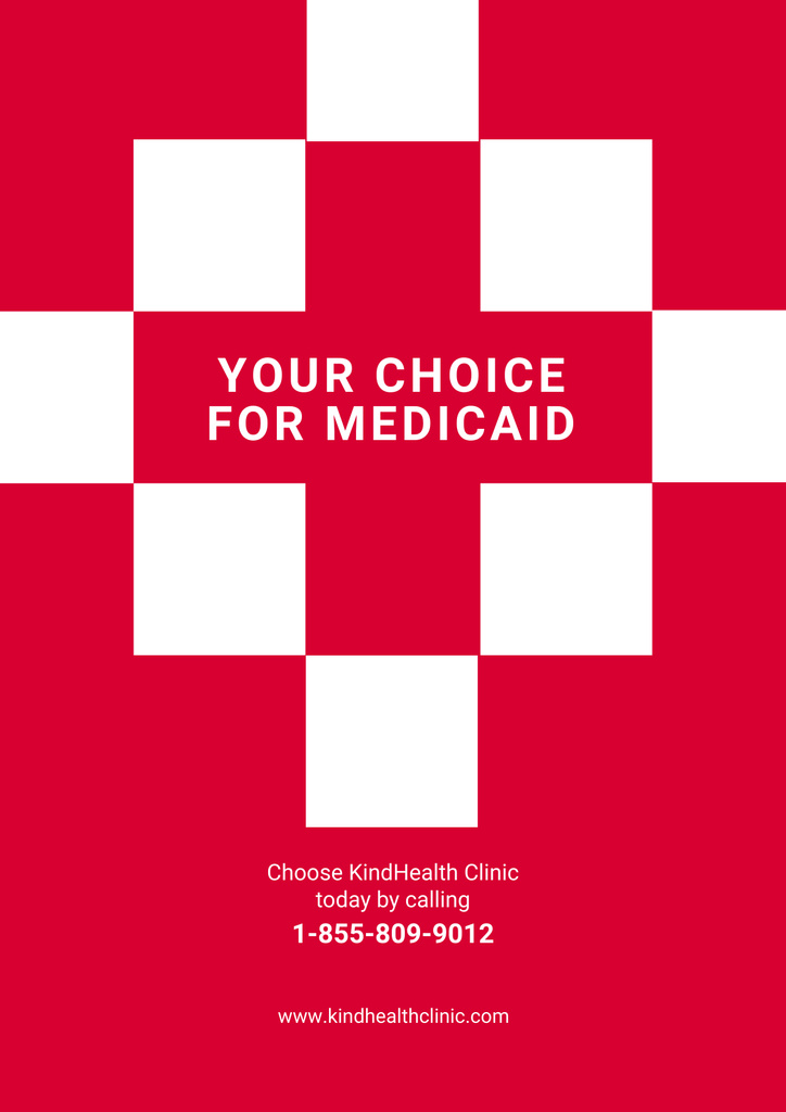 Designvorlage Offer of Medical Institutions to Choose From für Poster
