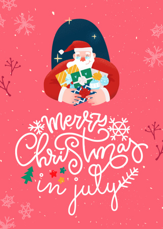 Template di design  Celebrating Christmas in July Flayer