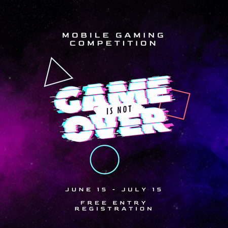 Mobile Game Competition Instagram Design Template