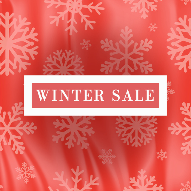 Winter Sale Announcement Logo tervezősablon