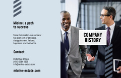 Company History Info with Businessmen