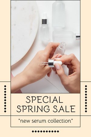 Special Spring Sale Skin Care Serum Pinterest – шаблон для дизайну